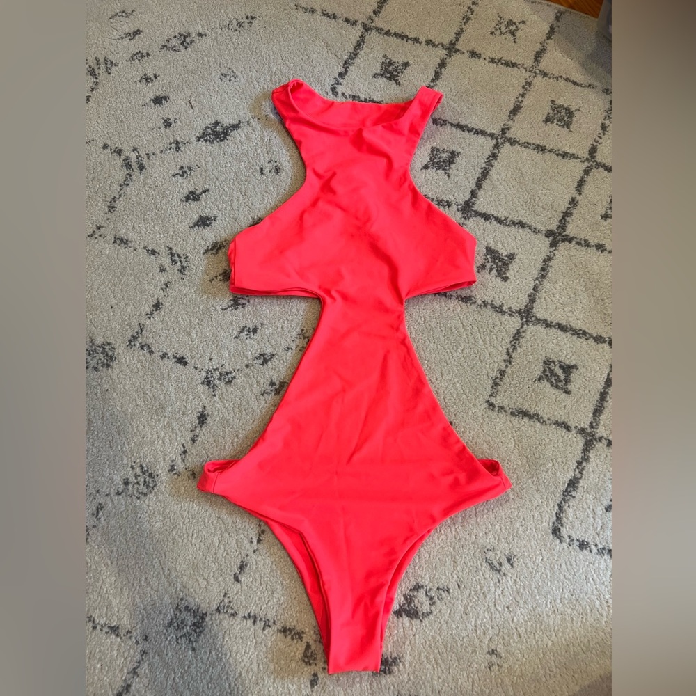 MIKOH cut out racerback one piece